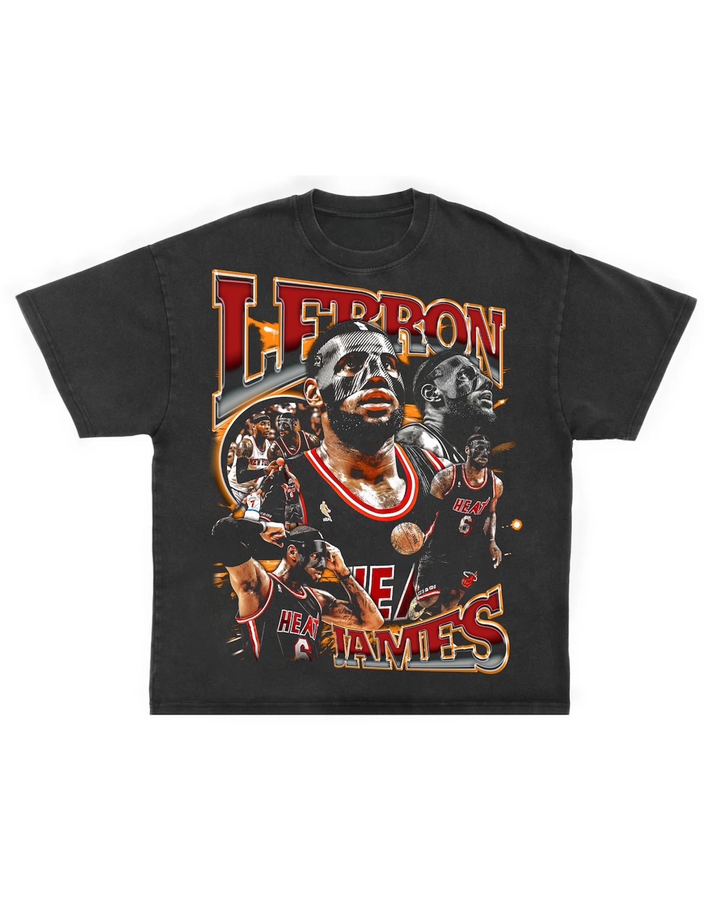 LeBron James with black mask