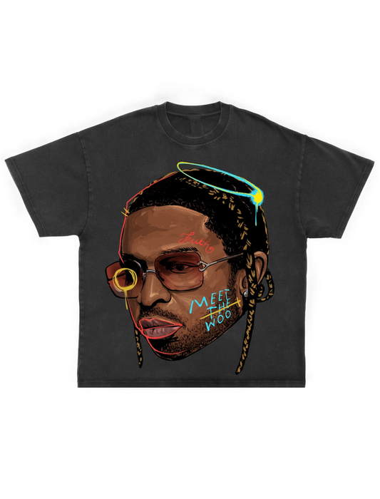 Pop Smoke Face Art T-Shirt