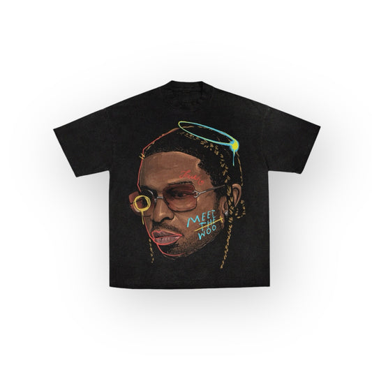 Pop Smoke Face Art T-Shirt